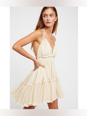 Free People Endless Summer Mini Halter Dress